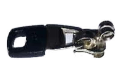 Бегунок спираль №8 широкий, обратный, никель