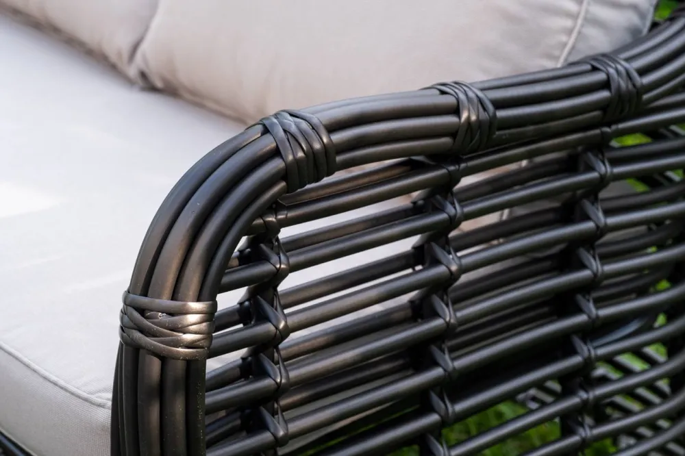 "Ницца" лаунж-зона из искусственного ротанга, цвет бронзовый