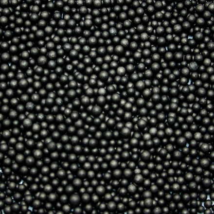 Шарики пенопласт, Черный, мелкие, 2-4 мм, 500 мл