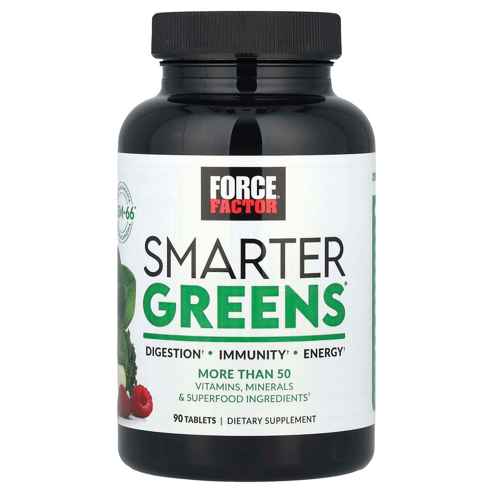 Force Factor, Smarter Greens®, 90 таблеток