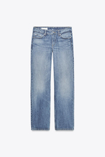 Джинсы trf straight low-rise
