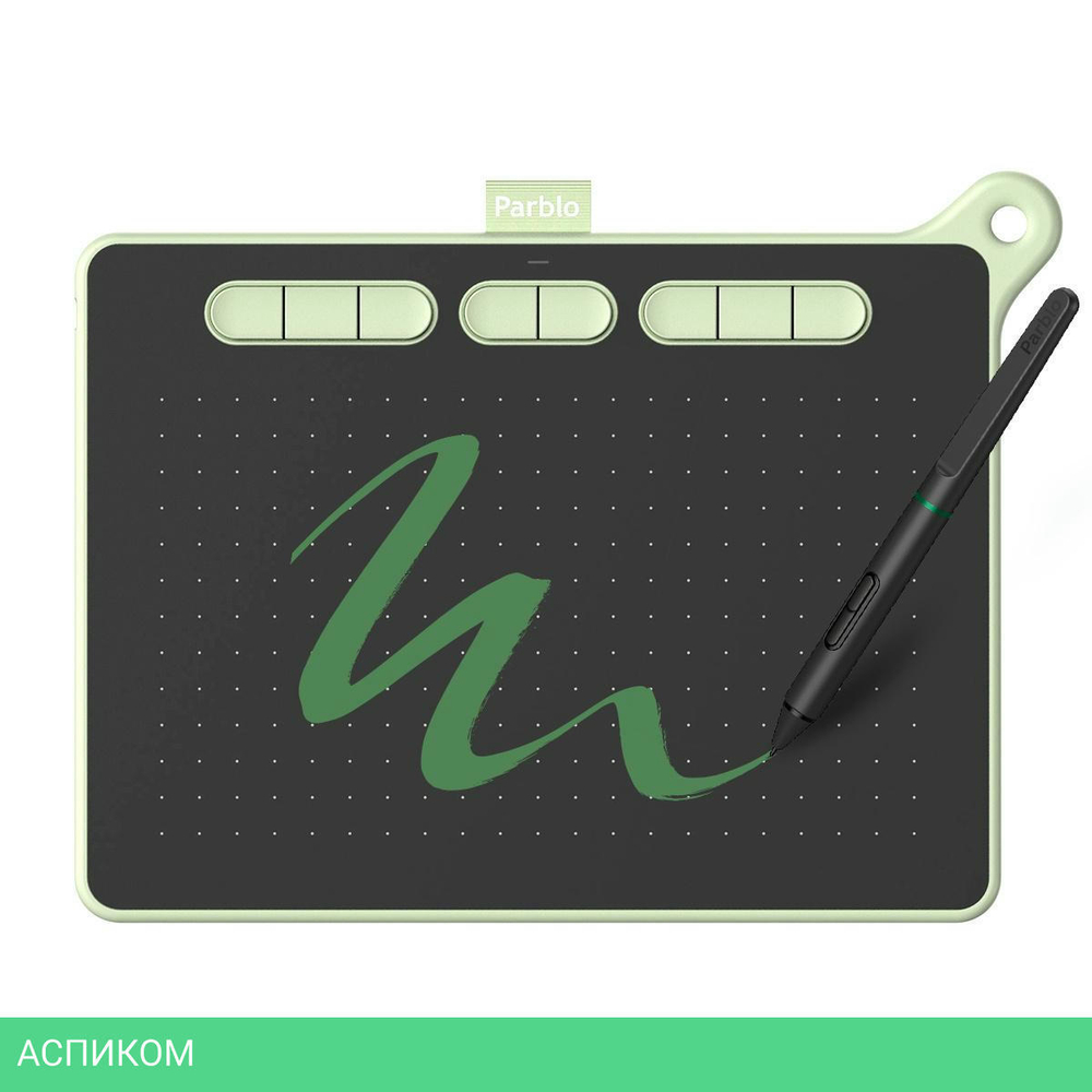 Графический планшет Parblo Ninos M Green