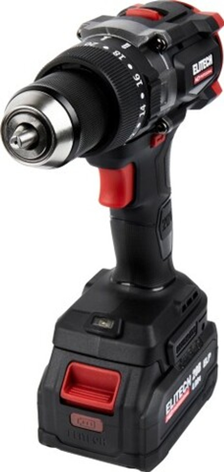 Дрель-шуруповерт аккумуляторная ELITECH CD 20BL2 (E2201.042.01) HD 205727