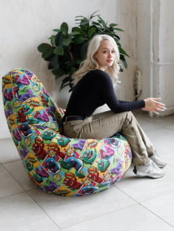 Кресло Мешок Груша Crazy (4XL, Классический)