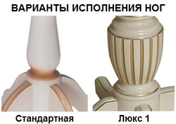 Стол обеденный Эдельвейс МО (дуб/тон 1 с золотой патиной)