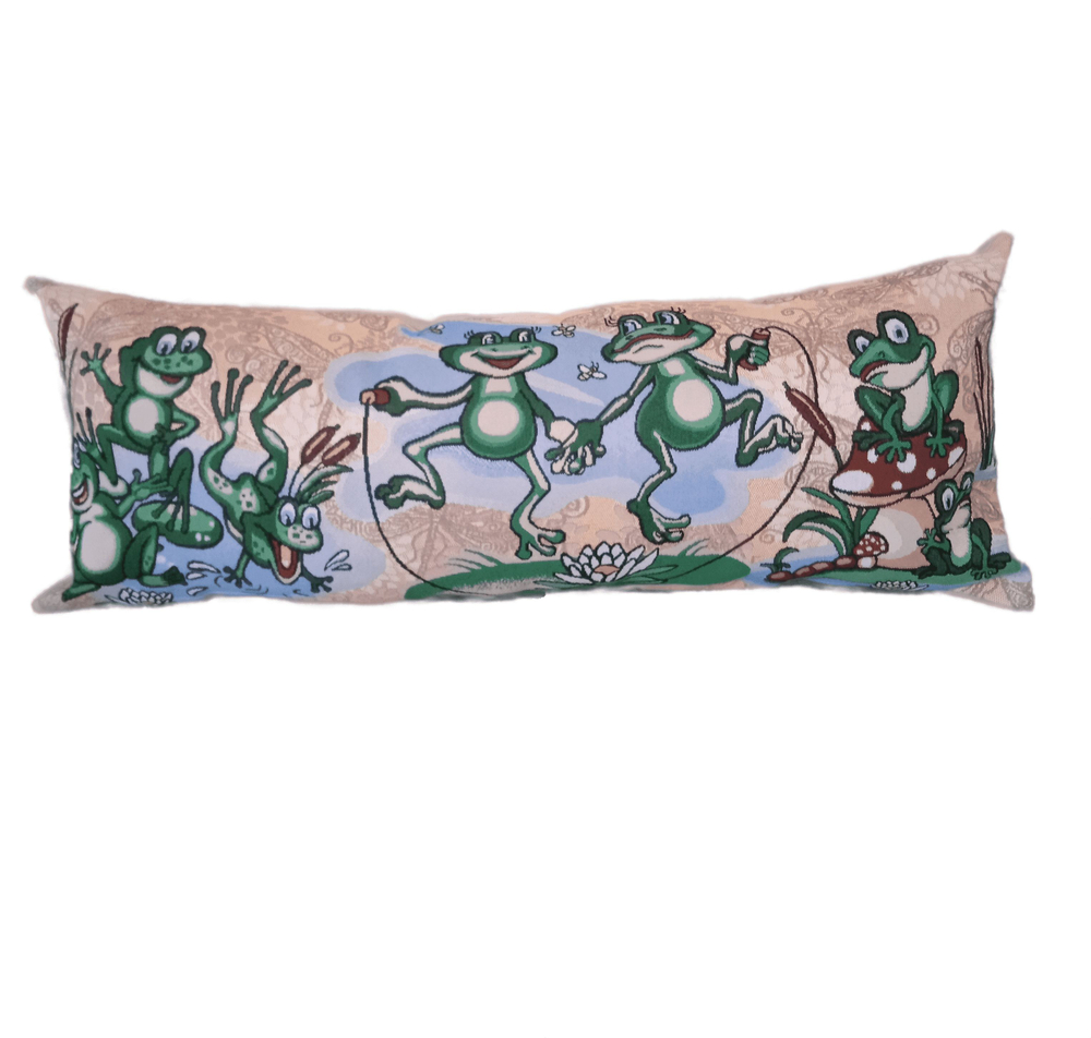 Декоративный гобеленовый чехол Лягушата 34х87