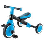 Трёхколёсный велосипед-беговел Globber Learning Trike 2 в 1 Sky Blue