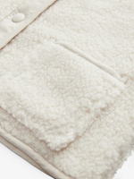 Жилет флисовый для девочки Next 378-010, Кремовый