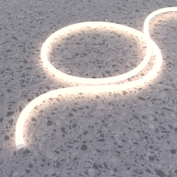 Гибкий неон круглый 360° D18 24В 14,4Вт/м 4000К IP65 5м Led Strip 201147