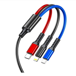 Кабель USB 3in1 Micro/Lightning/Type-C Awei CL-971