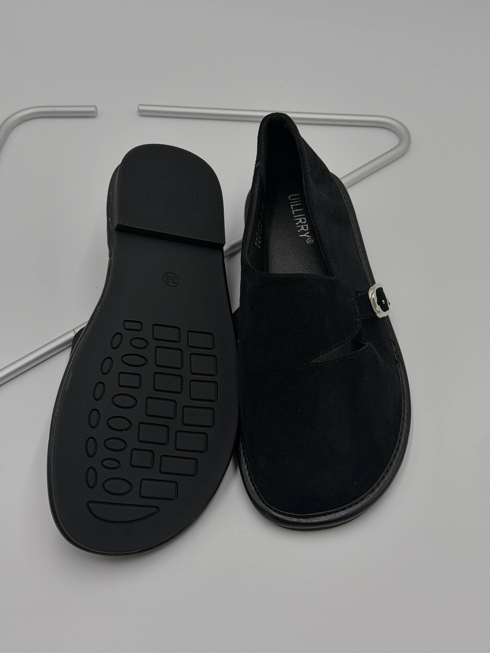 Туфли женские экокожа арт. 455-1 цвет "чёрный"