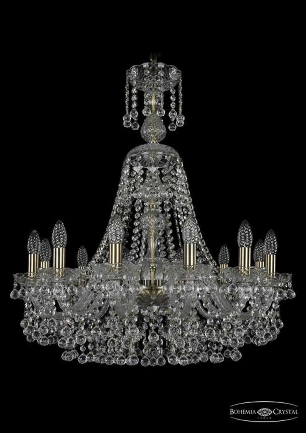 Подвесная люстра Bohemia Ivele 1409/12/240/XL-75/Pa