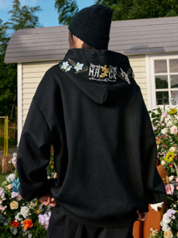 Худи HARSHandCRUEL "Hood Flowers" Oversized Hoodie