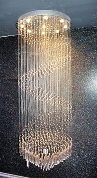 cristal  cascade chandelier  11-09  by Cristallino