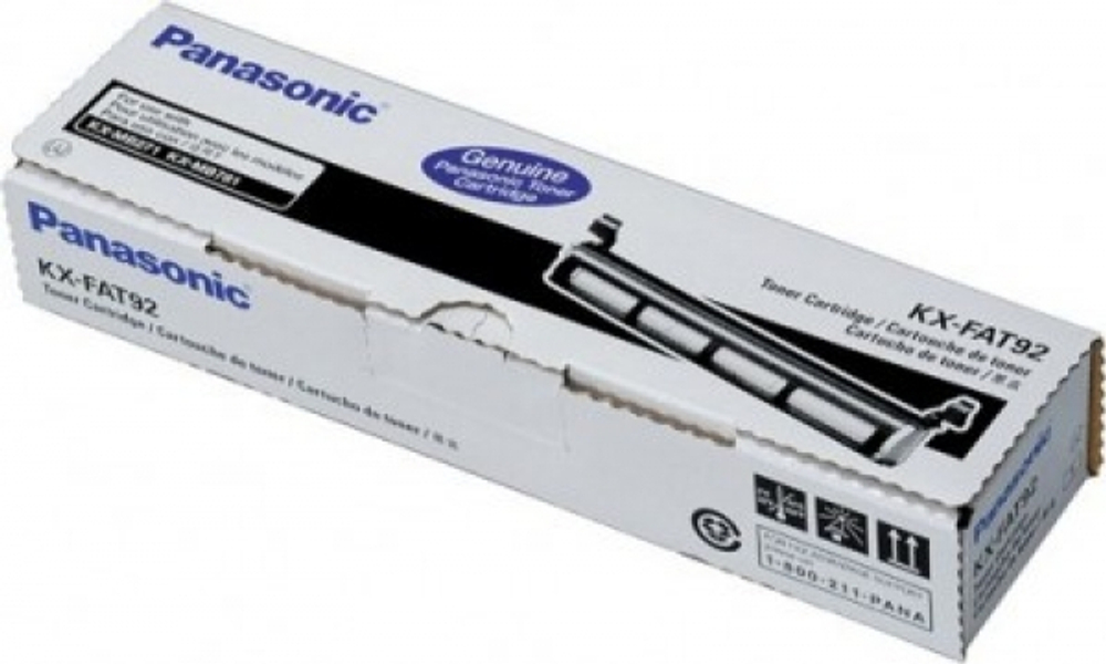 Картридж Panasonic KX-FAT92A, черный (оригинал)