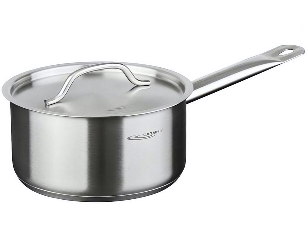 Ковш 1,5л с крышкой Общепит 16*8см