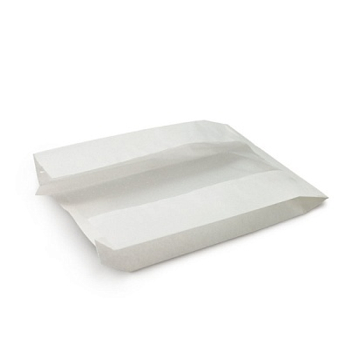 Пакет бумажный белый"Хлеб" 360*230*50мм, с окном 140мм, 1000шт/кор