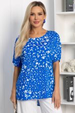 Блуза Маргоша (ярко-голубая) Б13813-16М LT Collection
