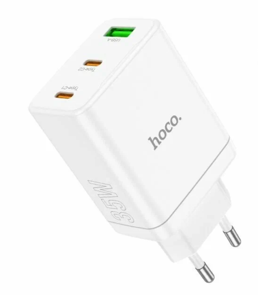 Блок питания Hoco N33 35W Output USB+Type-C-Белый