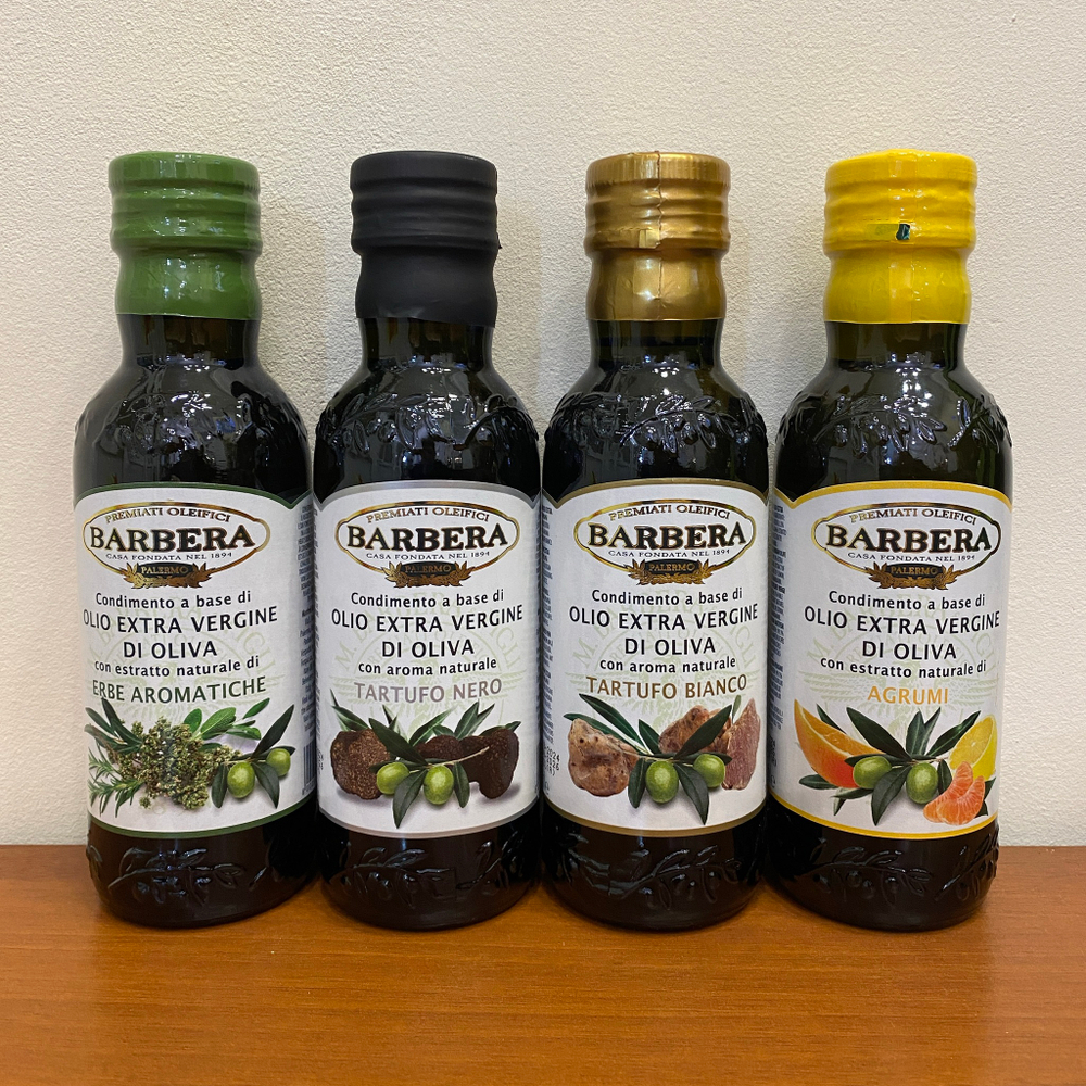 Оливковое масло BARBERA Oрегано + Pозмарин + Шалфей, Extra Virgin 250 мл Италия