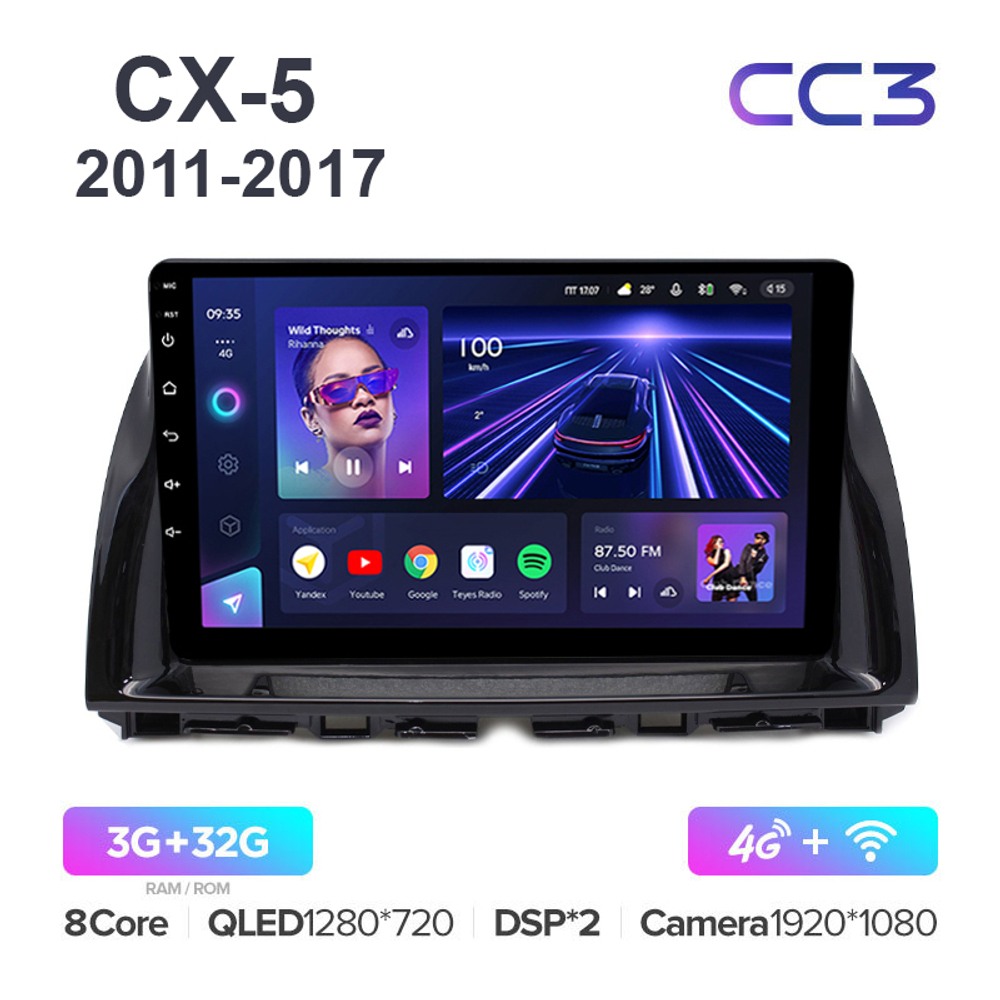 Teyes CC3 10,2"для Mazda CX-5 2011-2017