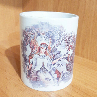 Кружка со славянской богиней Макошь. Материал керамика. Объем 300 мл.