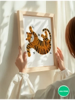 Постер в детскую мальчику 30х40 см декор на стену