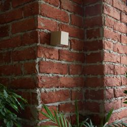 UUL-P41A 6W-GU10 IP65 PINE Светильник уличный. под лампу GU10. Архитектурный накладной. Цвет корпуса сосна. TM Uniel