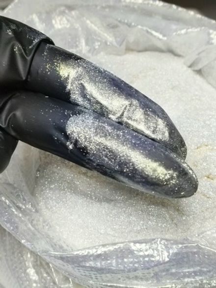 Премиум 9051 Платиново-золотой мерцающий - перламутровый сухой краситель