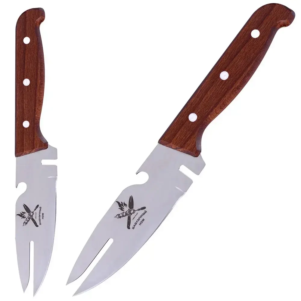 Нож шашлычный 24,5см, длина лезвия 13,5см 84-74