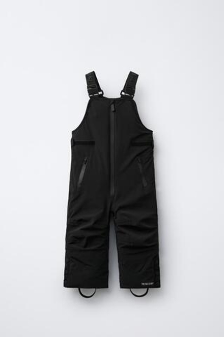 ZARA ВЕТРОЗАЩИТНЫЙ КОМБИНЕЗОН RECCO® SYSTEM SKI COLLECTION, ЧЕРНЫЙ