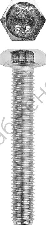 ЗУБР ГОСТ 7798-70 кл. пр. 5.8, M10 x 60 мм, болт оцинкованный, 5 кг (303080-10-060)