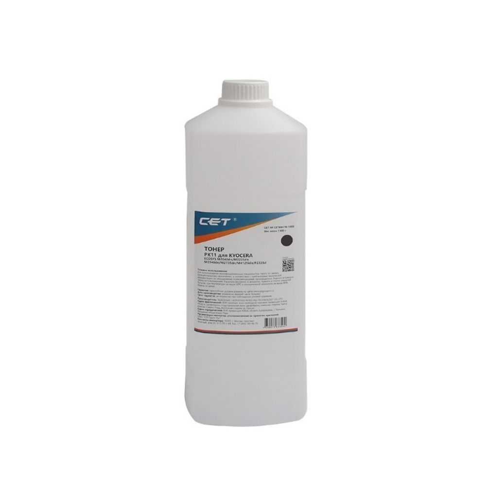 Тонер PK11 для KYOCERA M2040/M2235/M2540/M2735/M4125/P2335, 1кг, CET8857B-1000