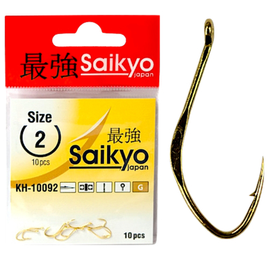 Крючок Saikyo KH-10092G №06 BN 10шт 13мм