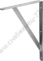 STAYER 400х280х30х4 мм, оцинкованный, усиленный уголок-кронштейн (37423-5)