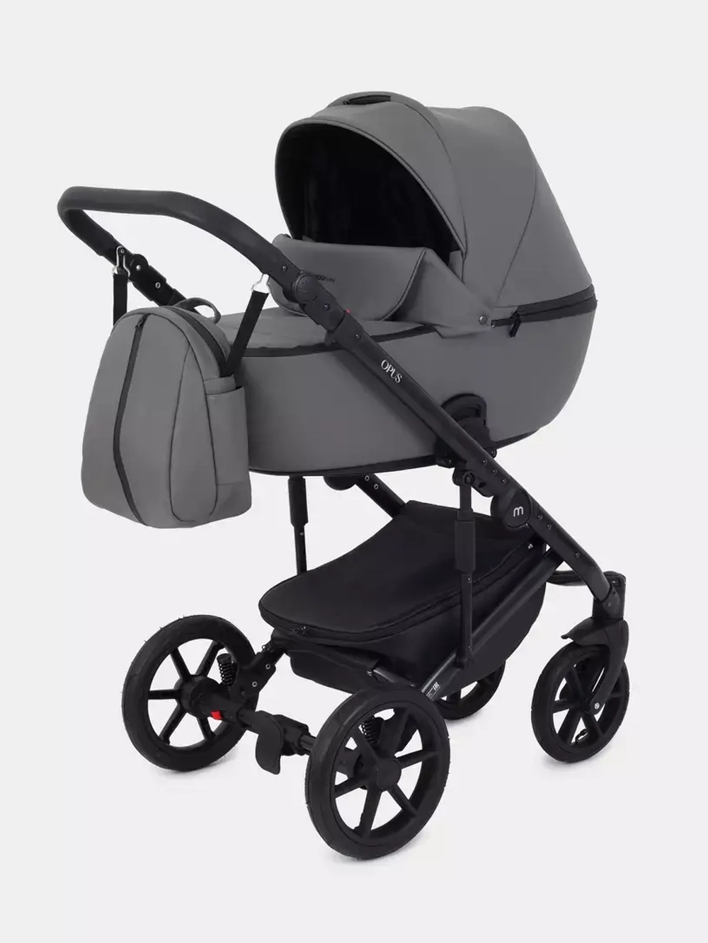 Коляска универсальная 3 в 1 Mowbaby Opus/экокожа