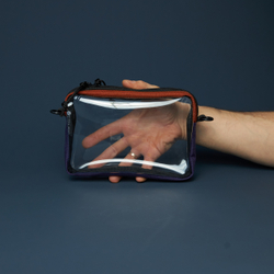 Transparent Case GO box темно-фиолетовый/темно-зеленый/кирпичный