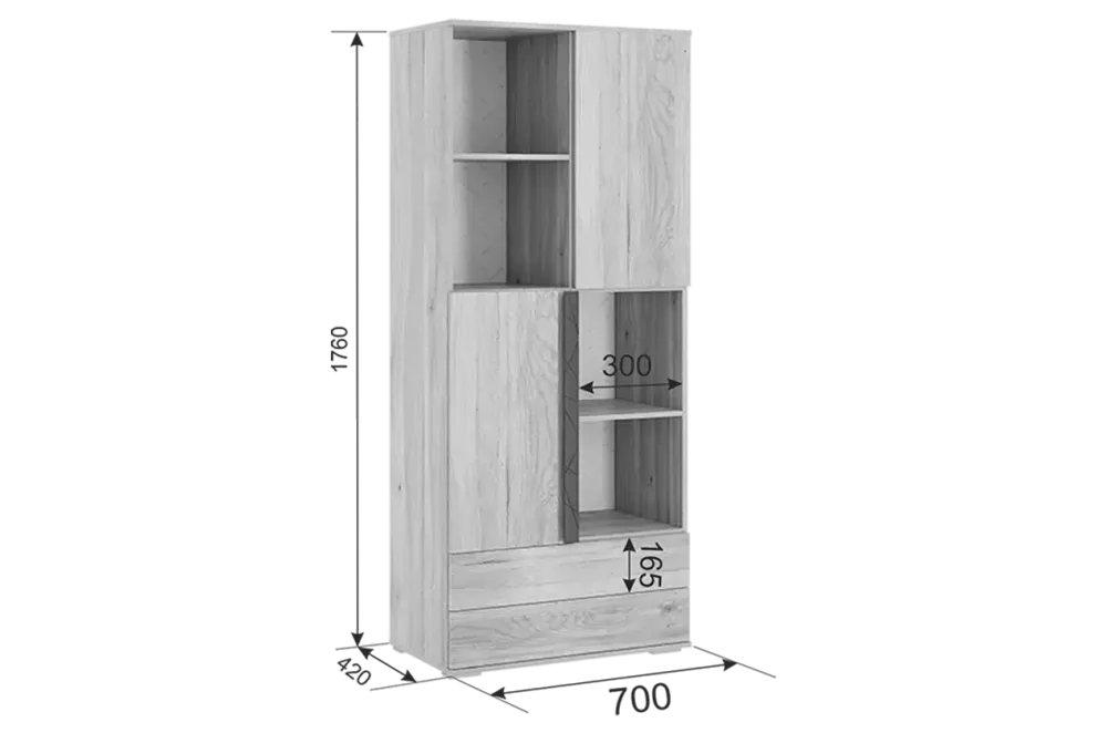 Стеллаж 14.01 "Лайк"