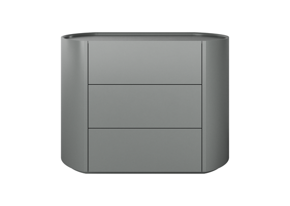 Комод Lagom 3 ящика ширина 100 см (серый)