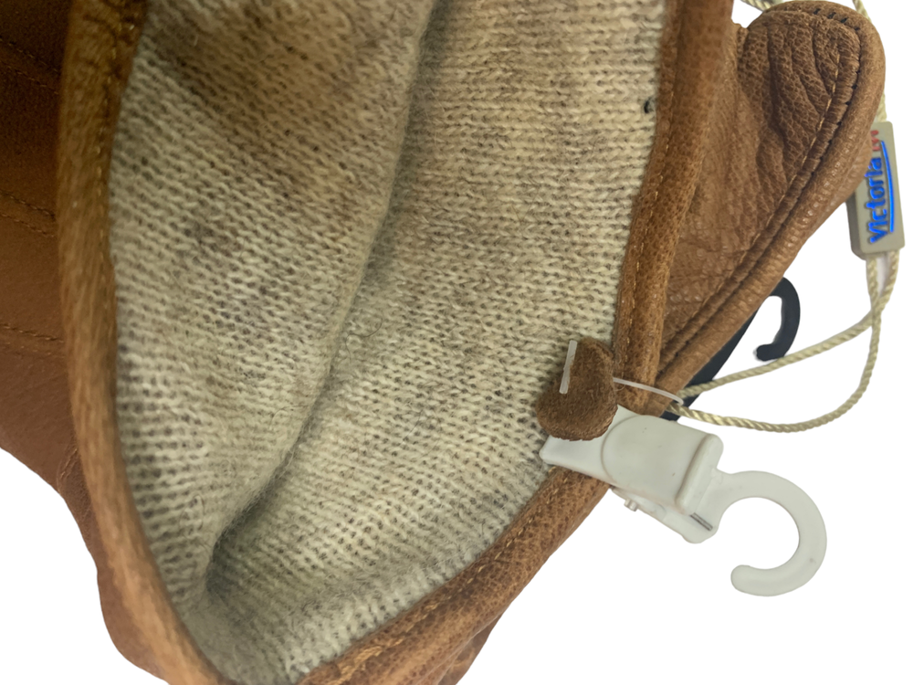 Перчатки. Мужские. Материал верха: Кожа оленя. Подклад: Трикотаж-шерсть. 5 шт в упаковке.