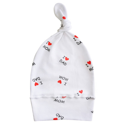 Шапочка с узелком "I love"