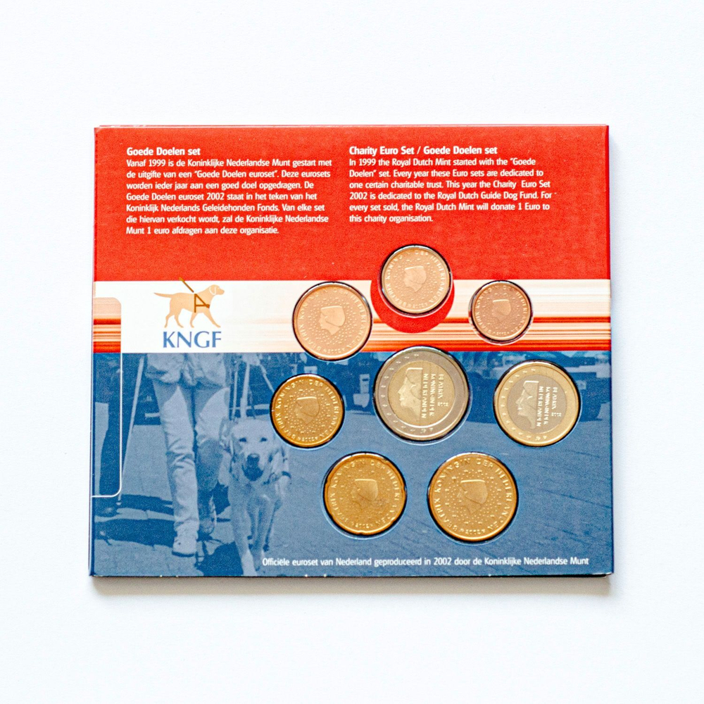 Netherlands 2002 Year Set – "Goede Doelen (Good Causes): Guide Dog Fund"