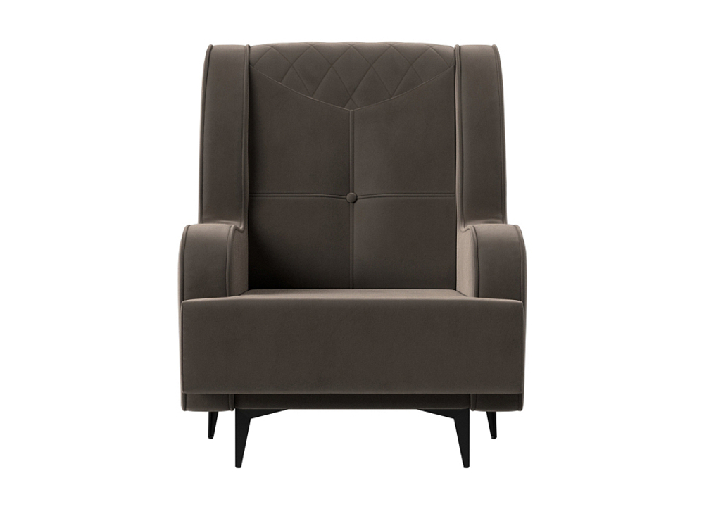 Кресло Неаполь, Коричневый, Велюр, 111954