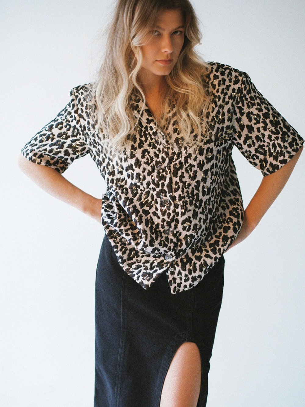 Leopard beige shirt