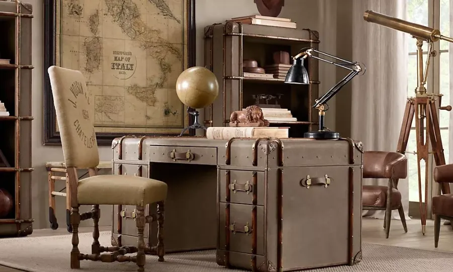 Винтажная мебель для офиса: как вписать ретро в современный интерьер