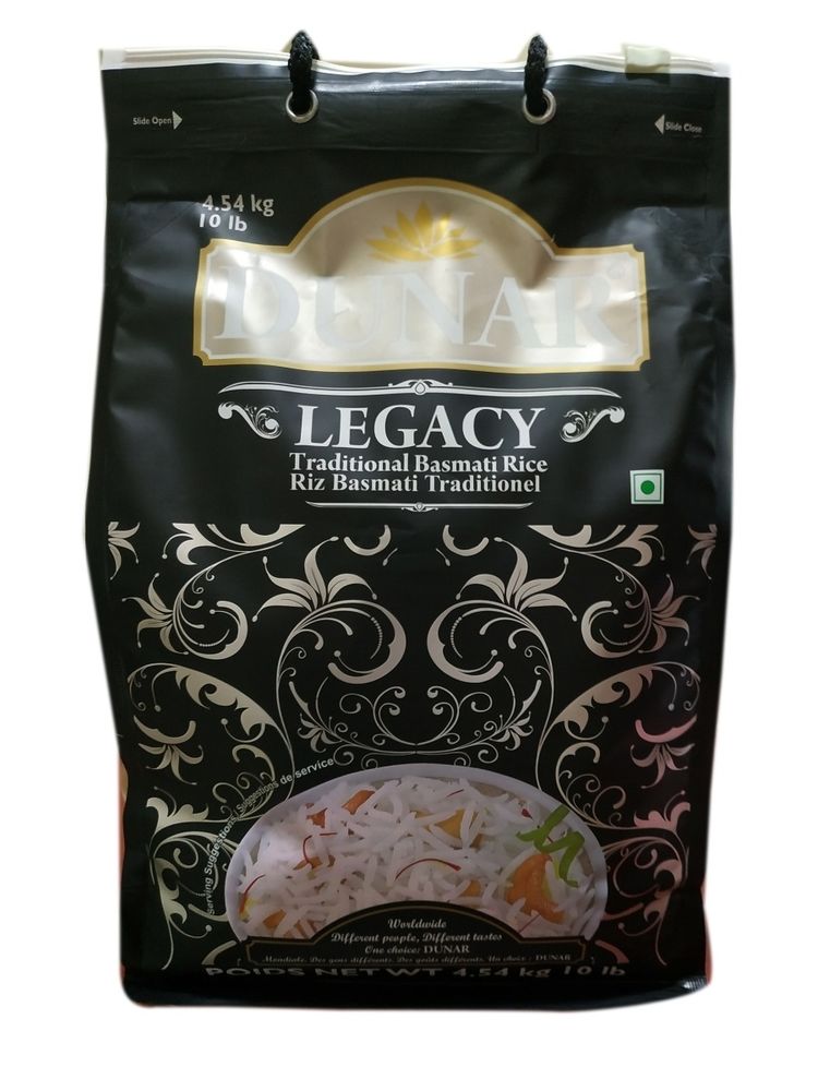 Рис Dunar Basmati Legacy шлифованный 4,54 кг