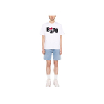 A Bathing Ape Bathing Ape Heart Ape Head Cotton Футболка белый