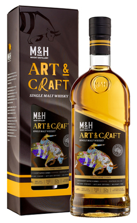 Виски M & H Art & Craft Tokaji Dessert Wine Casks 52% 0,7 л