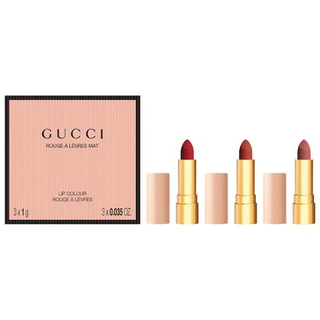 Gucci Mini 3 Piece Matte Lipstick Festive Gift Set