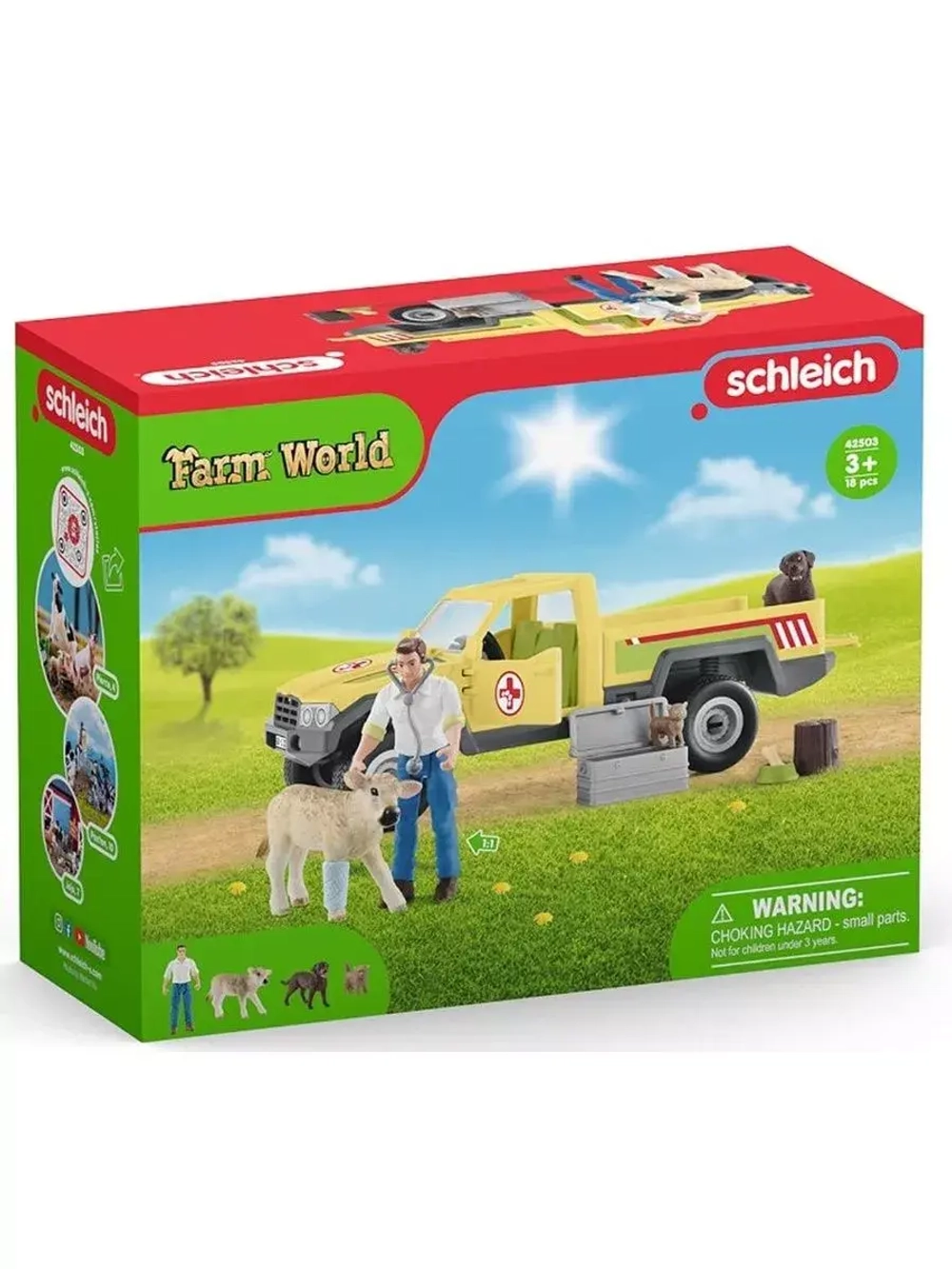 Набор Мобильная ветеринарная станция Schleich 42503